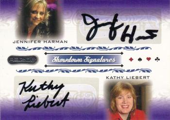 2007 Razor Poker Signature Series #SS-71 Jennifer Harman / Kathy Liebert Front